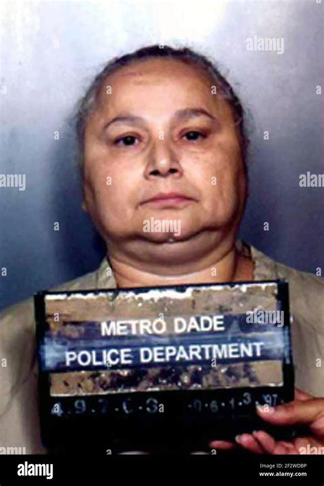 Griselda Blanco. Mugshot of the Colombian drug lord of the Medellín ...