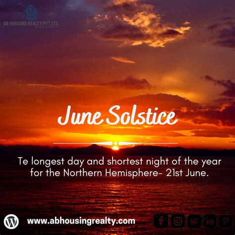 June Solstice: Longest Day and Shortest Night in Northern Hemisphere ...