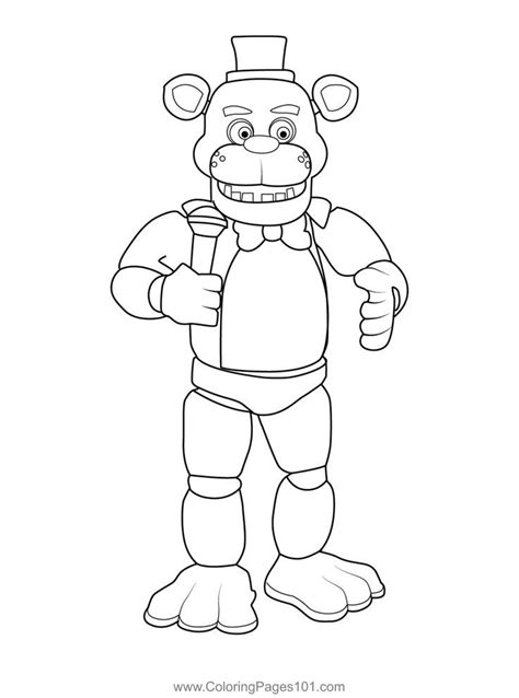 Fnaf Coloring Page