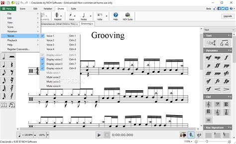 Crescendo Music Notation Help : Nch Software Crescendo Free Music Notation Software For Mac Os X ...