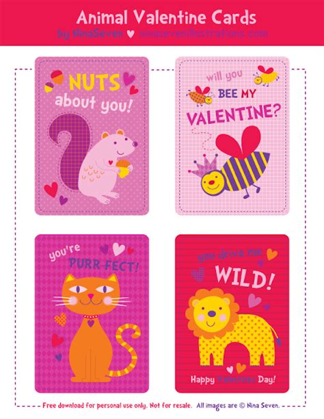 We Love to Illustrate: FREE Printable Valentine's Day Cards For Kids!