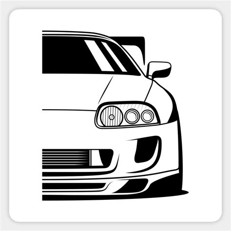 Supra MKIV Front JDM Sticker | Supra MK4