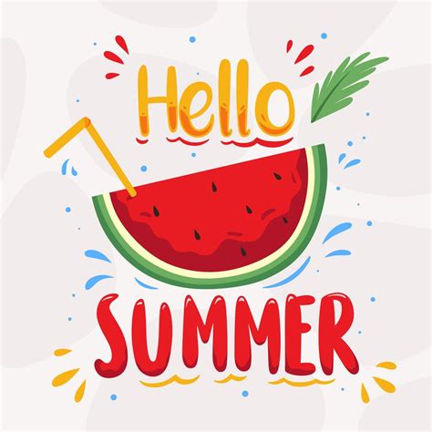 Hello Summer Vector 562295 Vector Art at Vecteezy