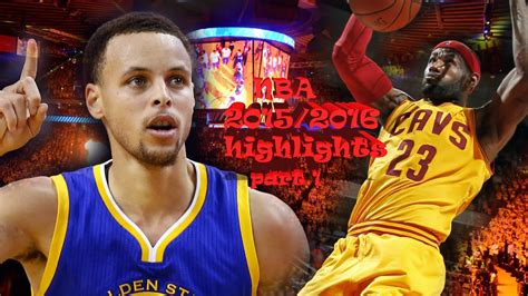 NBA 2015/2016 highlights PART 1 - YouTube