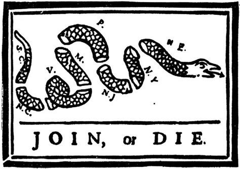 3 Benjamin Franklin, Join, or Die, 1754, Library of Congress ...