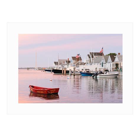 Sunken Ship Sunset Framed Nantucket Art Print - Etsy