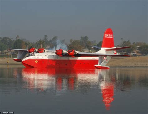 World's largest water bomber plane with a 200-foot wingspan hits the ...