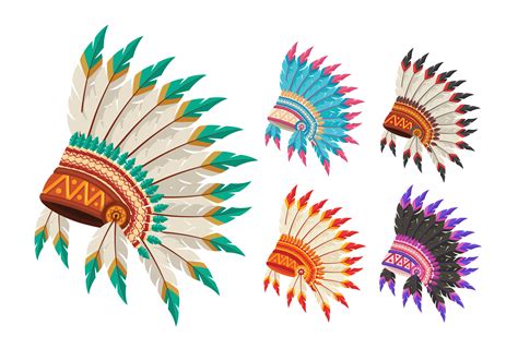 640+ Native American Headdress Svg - SVG,PNG,EPS & DXF File Include