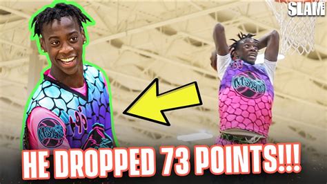 AJ DYBANTSA DROPPED 73 POINTS IN A GAME! 😳🔥 MSHTV Camp Game Went CRAZY ...