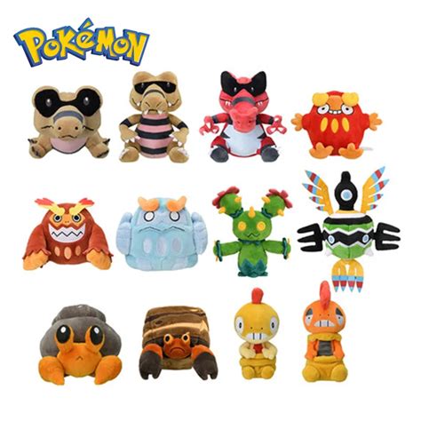 Pokemon-Fit-Plush-Sandile-Krokorok-Krookodile-Darumaka-Anime-Figure-Soft-Plushies-Genuine ...