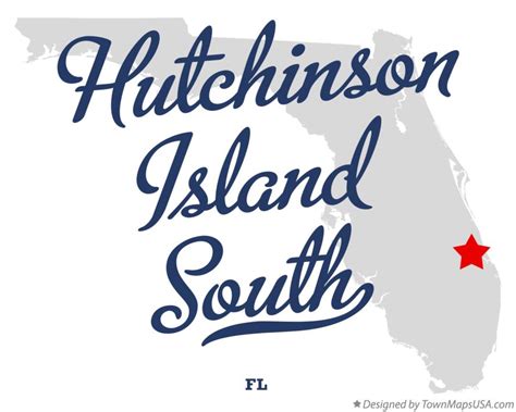 Map of Hutchinson Island South, FL, Florida