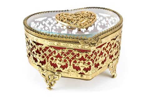 Golden jewelry box stock photo. Image of casket, bounty - 26400198