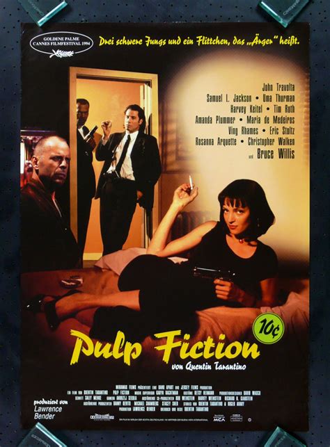 PULP FICTION * CineMasterpieces GERMAN ORIGINAL MOVIE POSTER 1994 | eBay