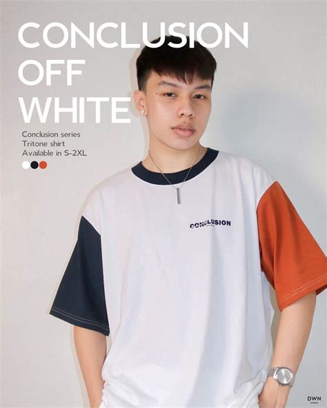 Conclusion Off White | Clothing labels design, Graphic print shirt, Printed shirts