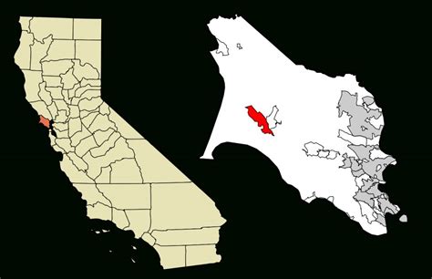 Fichier:marin County California Incorporated And Unincorporated - Marin County California Map ...