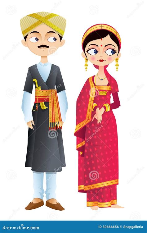 Culture Of Karnataka Cartoon Vector | CartoonDealer.com #39715113