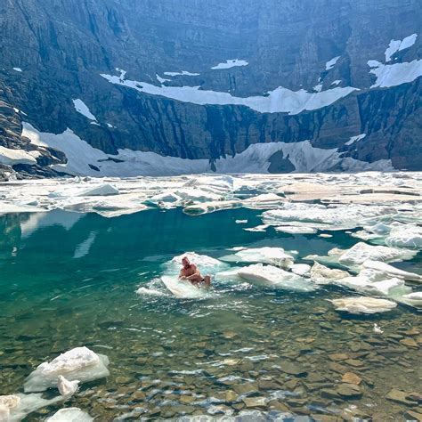 Hiking Iceberg Lake Trail Glacier National Park