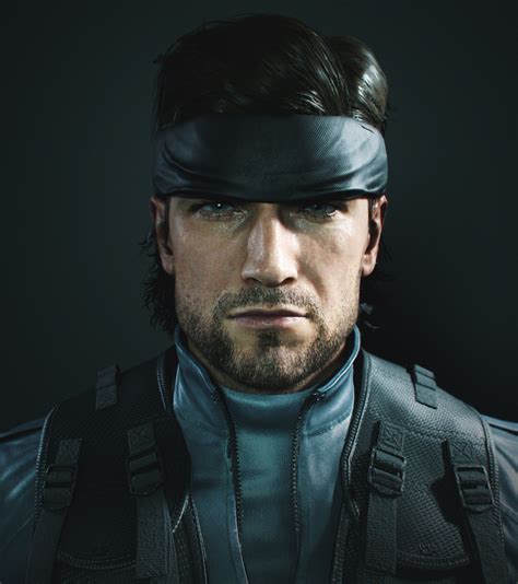 Solid Snake face render by Erasmus Brosdau : r/metalgearsolid