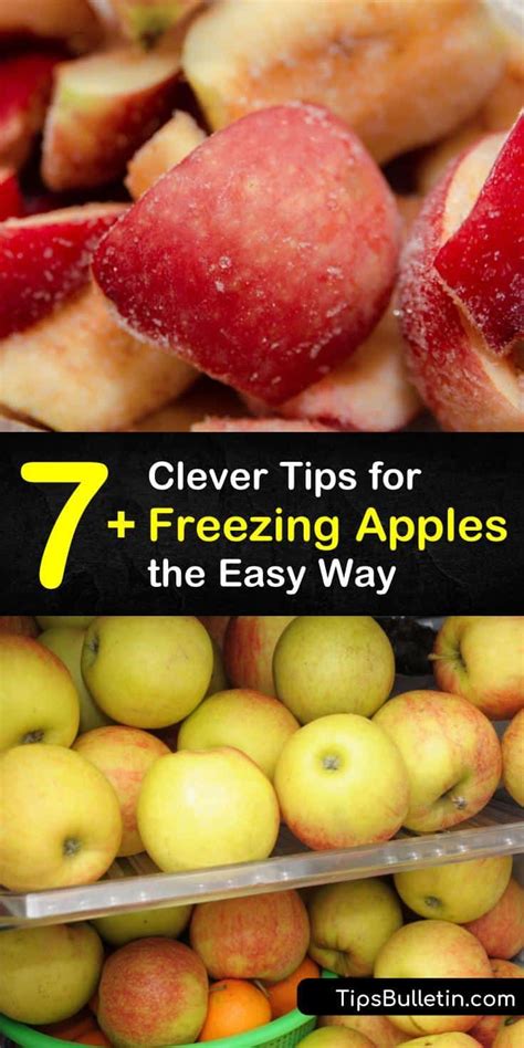 7+ Juicy Tips for Freezing Apples the Easy Way | Freezing apples, Apple ...