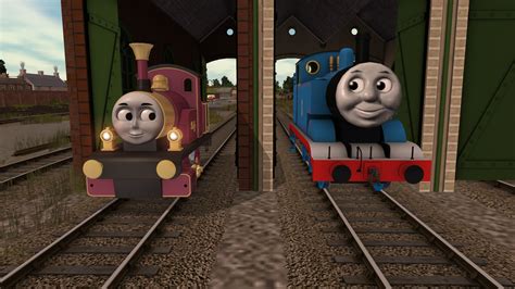 Thomas And Lady Catching Up by MrMenRaymanFan2001 on DeviantArt