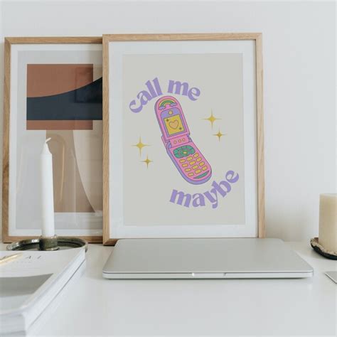 Call Me Maybe Print Printable Wall Art Digital Download - Etsy