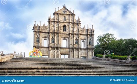 Ruins of St. Paul`s Church, Macau Stock Image - Image of macao, amazing ...