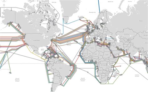 Submarine Cable Map [1920x1200] : r/wallpapers