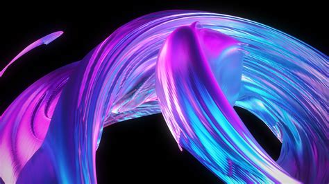 Pink/Blue - Saturated Colours - Abstract 3D :: Behance