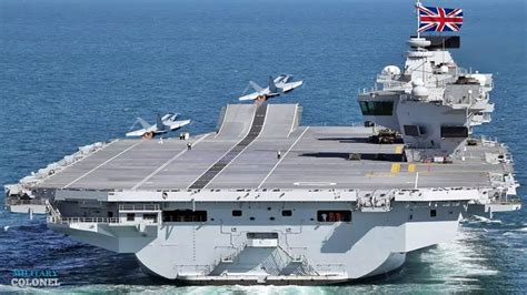New largest super carrier British aircraft HMS Queen Elizabeth of a faul... | Royal navy ...