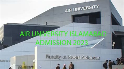 FE Structure at Air University Islamabad 2023