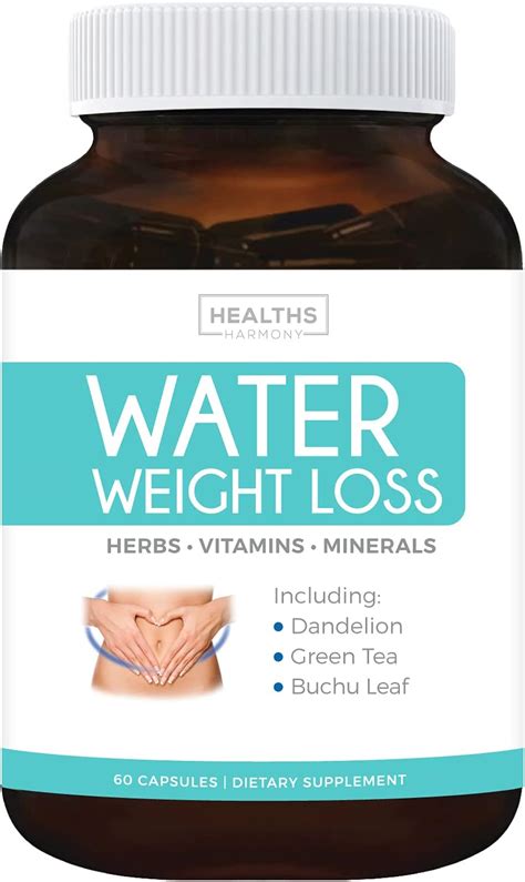 Buy Water Pills - Natural Diuretic: Helps Relieve Bloating, Swelling ...