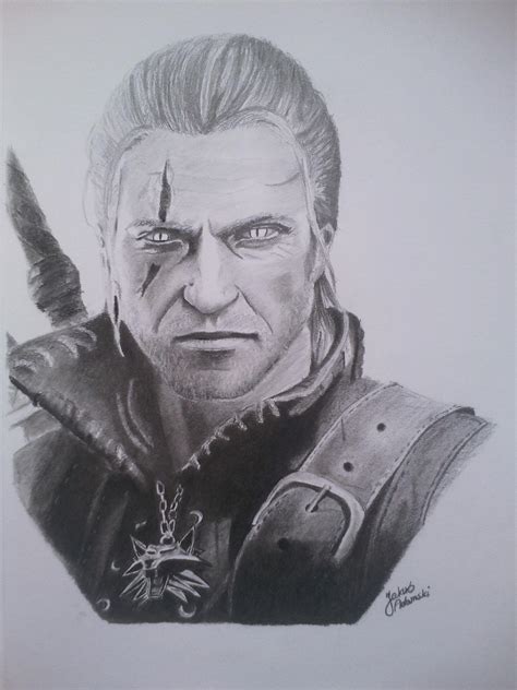 The Witcher : Geralt by JakubQaazAdamski on DeviantArt