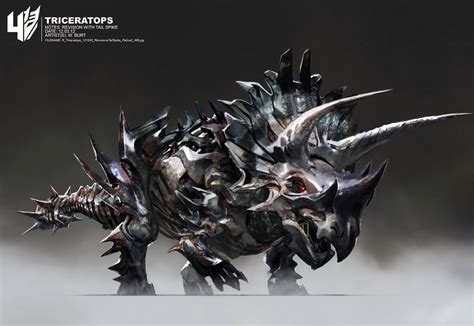 Transformers 4 Dinobots Concept Art By Wesley Burt