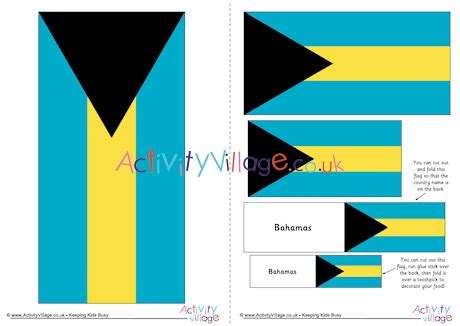 Bahamas Flag Printable