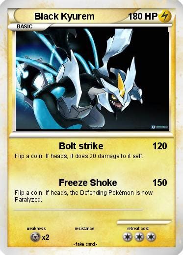 Pokémon Black Kyurem 753 753 - Bolt strike - My Pokemon Card