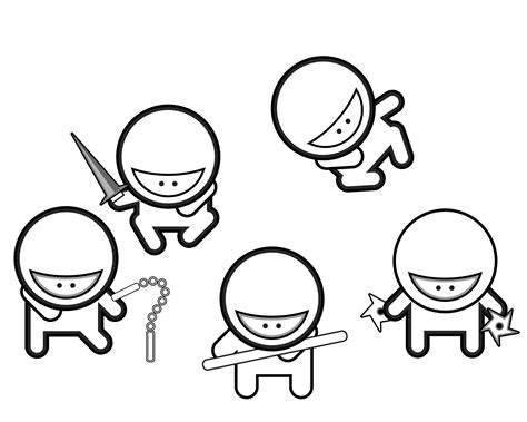 Free Ninja Clipart Black And White, Download Free Ninja Clipart Black And White png images, Free ...