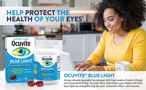 Amazon.com: Ocuvite Blue Light Lutein 25mg Lutein & Zeaxanthin ...