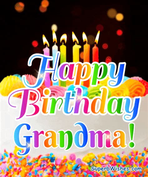Happy Birthday Grandma Happy Party Gif Gifdb Com - vrogue.co