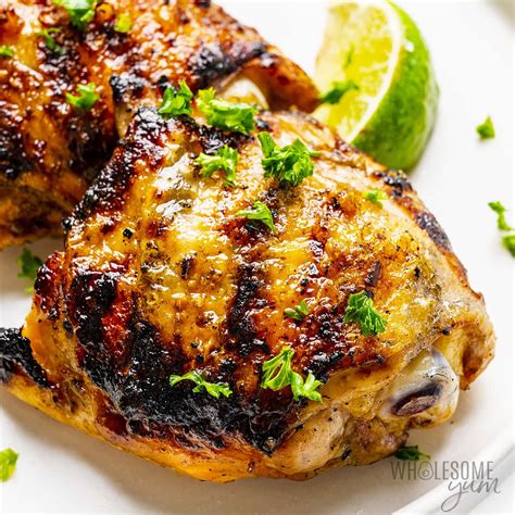 Grilled Chicken Thighs (Bone-In Or Boneless) - Wholesome Yum