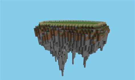 Small Floating Island Schematic Minecraft Map