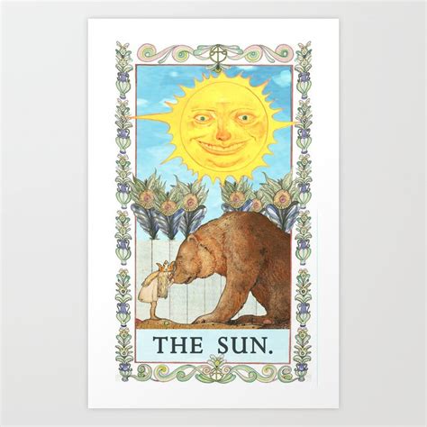 Midsommar The Sun Tarot Art Print by paginnation | Society6