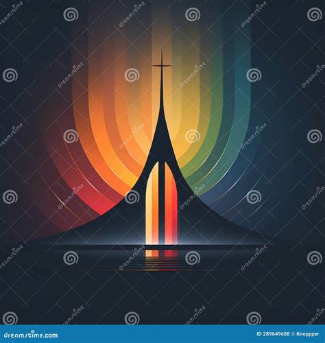 Minimalist Modern Church Logo Design Ai Generated Stock Illustration ...