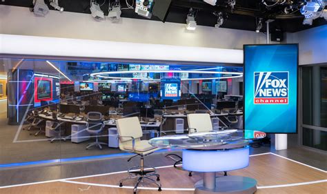 Fox News Studio N and Newsroom Broadcast Set Design Gallery