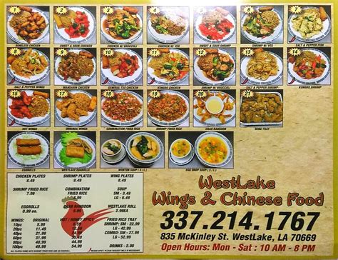 Westlake Wings & Chinese Food - Chicken Wings - 835 McKinley St ...