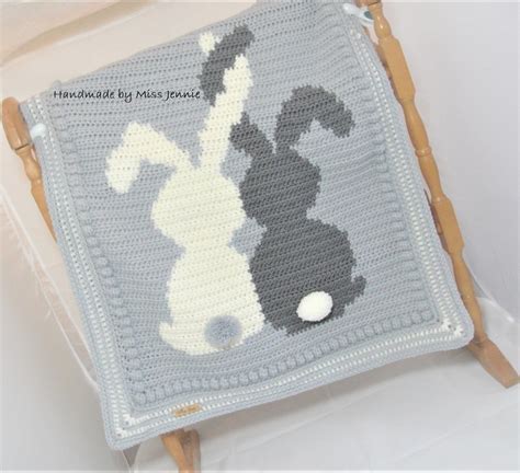 Crochet Baby Blanket Pattern Bunny Blanket Pattern Baby - Etsy