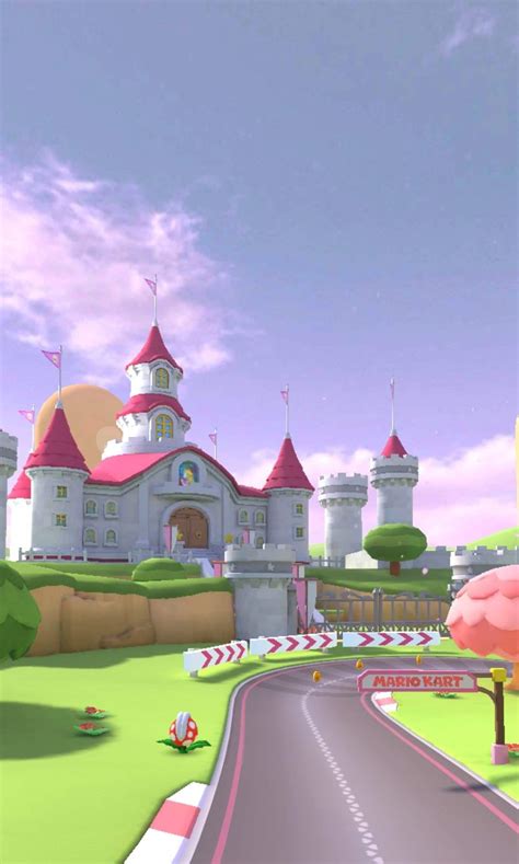 Peach's Castle Background from Mario Kart Tour | Mario Amino