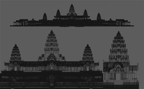 Angkor Wat 3D Model $199 - .3ds .dae .blend .c4d .vue .fbx .obj - Free3D