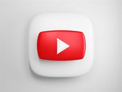 3D YouTube Icon by Gil Finkelstein on Dribbble