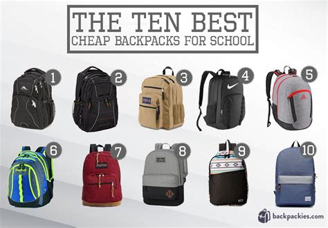 10 Best Cheap Backpacks For School 2018 | Backpackies