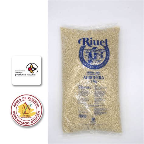 Traditional Rice for Paella Riuet ALBUFERA 1kG and 5Kg | Paella and Co.